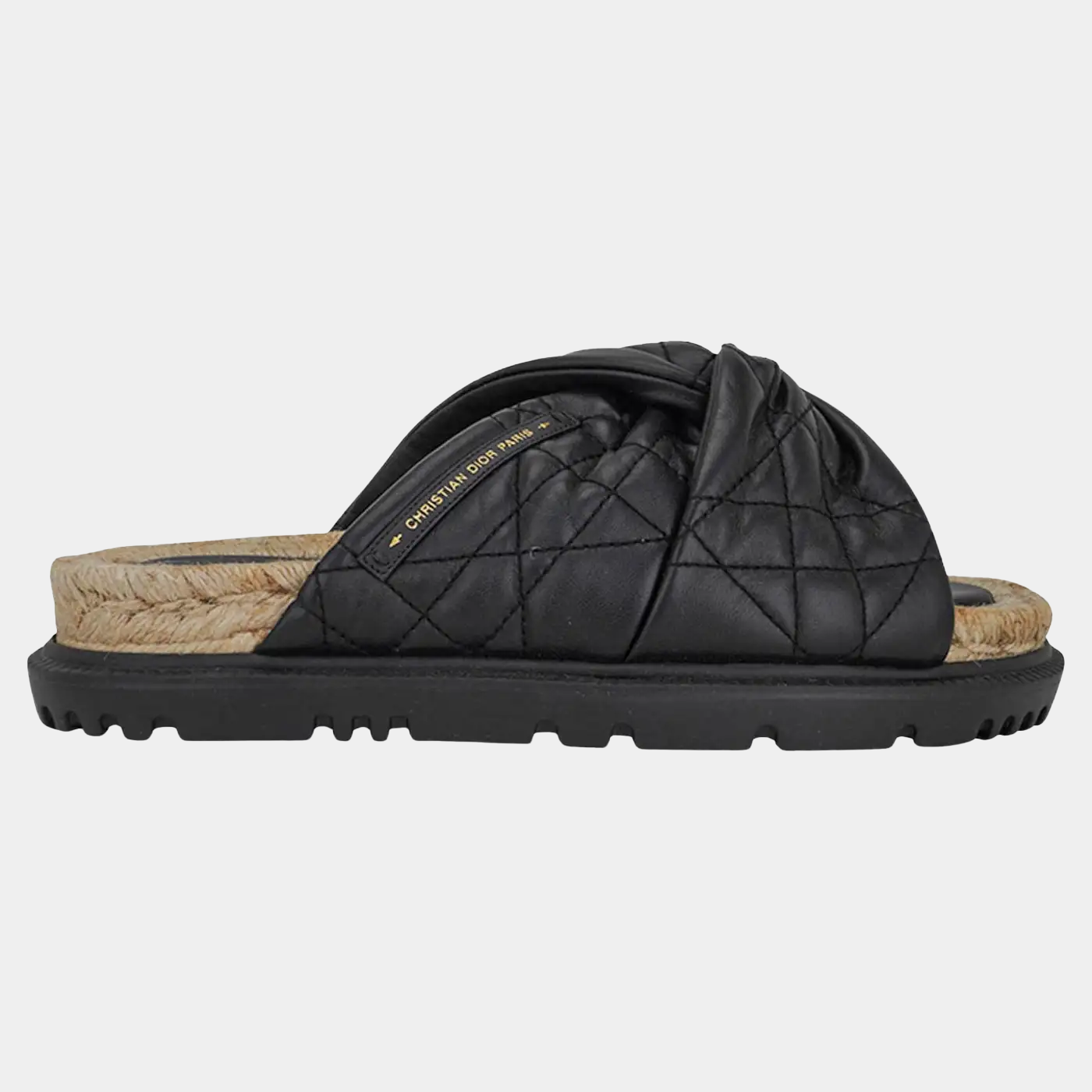 Christian Dior Sandalo Cannage Dtwist Espadrille
